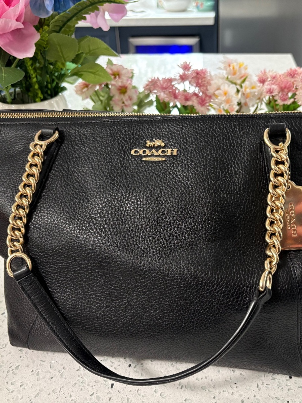Coach Ava Chain Tote